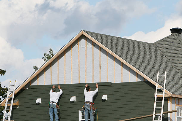 Professional Wood Siding technician working in Champion, PA